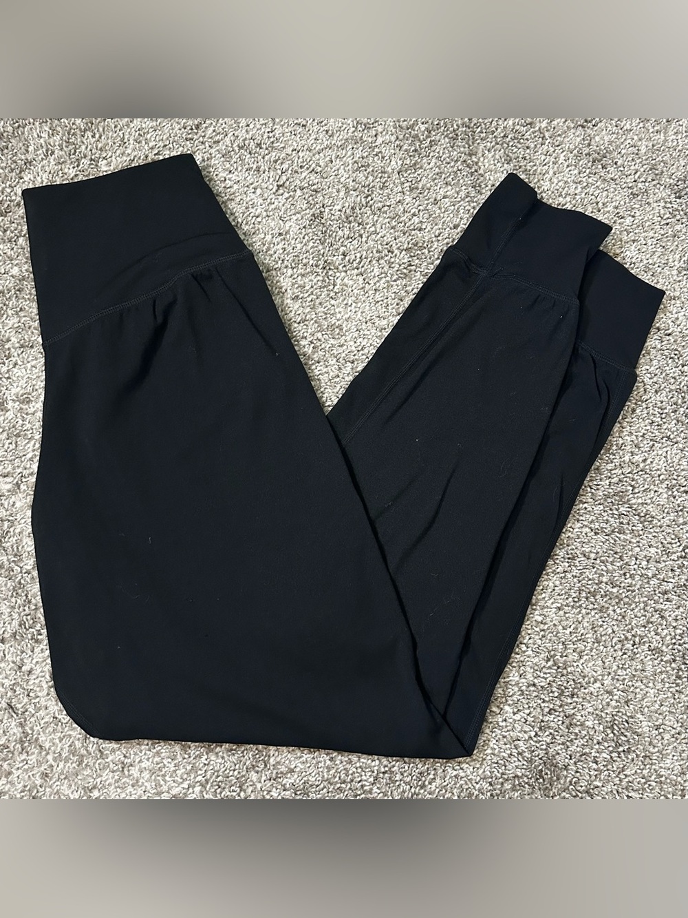 Colorfulkoala Black High Waisted Joggers With Pockets Size Small
